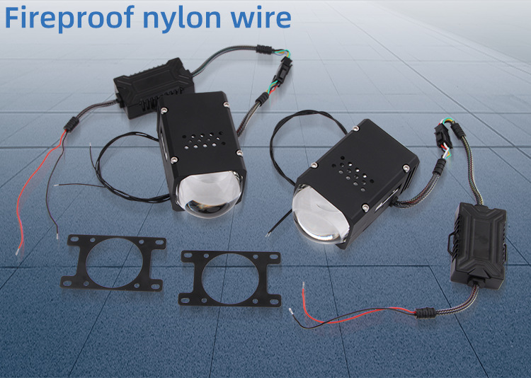 汽車LED大燈，1.8寸大燈，矩陣雙光透鏡大燈4